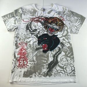 Vintage AOP Ed Hardy shirt